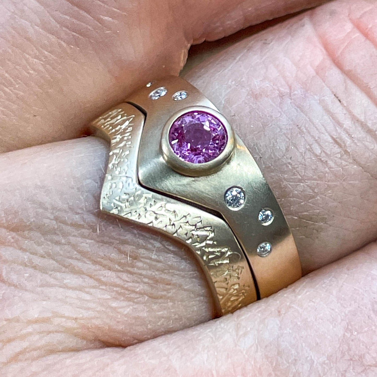 Kelly & Adena's Legacy Wedding Rings