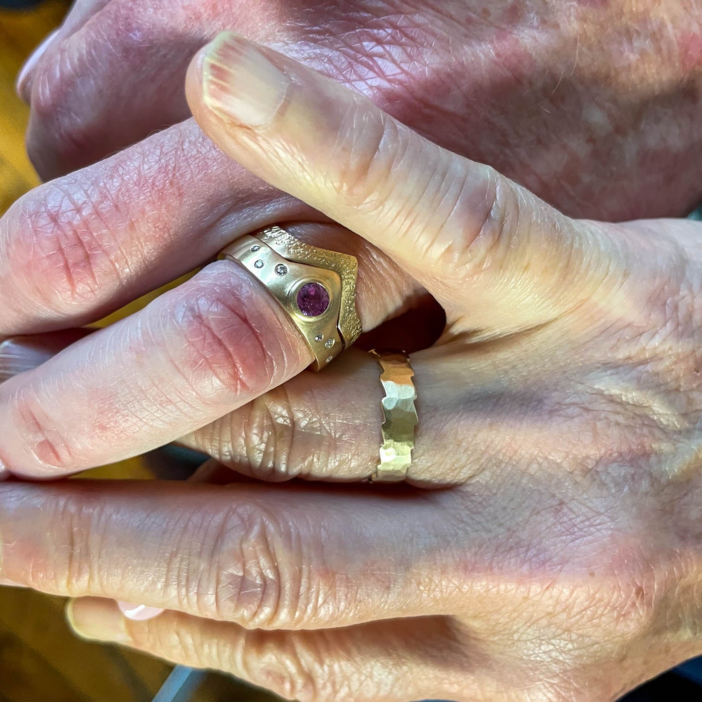 Kelly & Adena's Legacy Wedding Rings