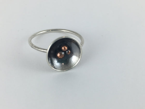 Silver Nest Ring: Medium