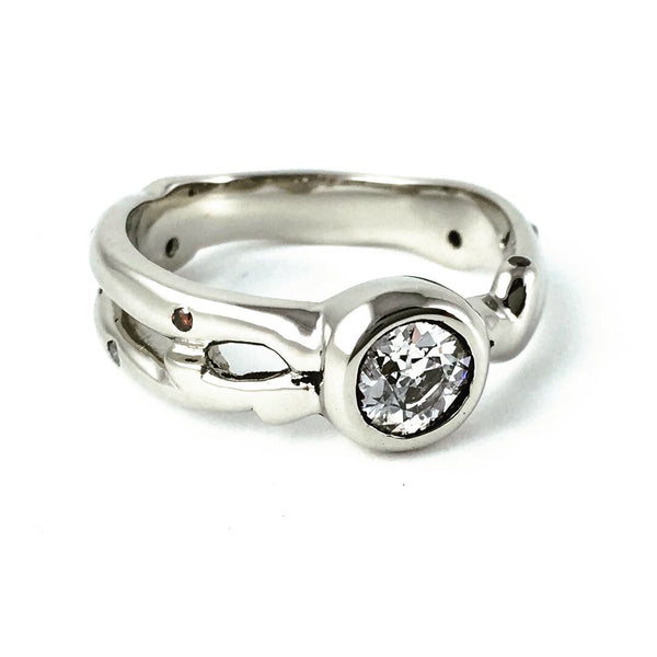 Custom Branch Engagement Ring