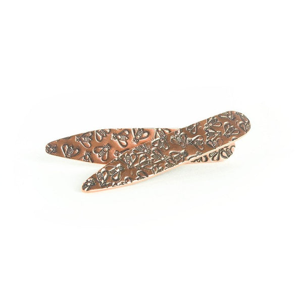 Copper Bee Collar Stays